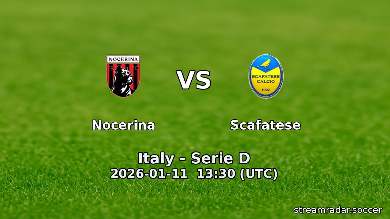 Nocerina vs Scafatese