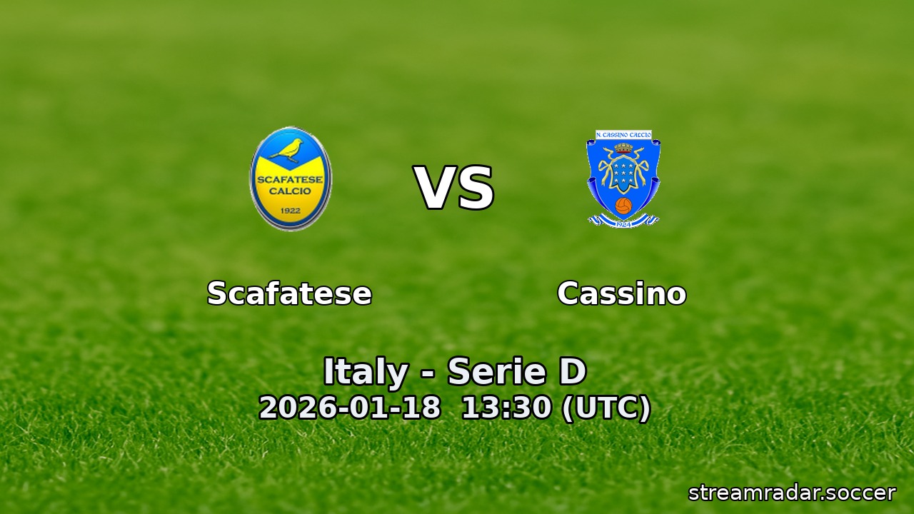 Scafatese vs Cassino