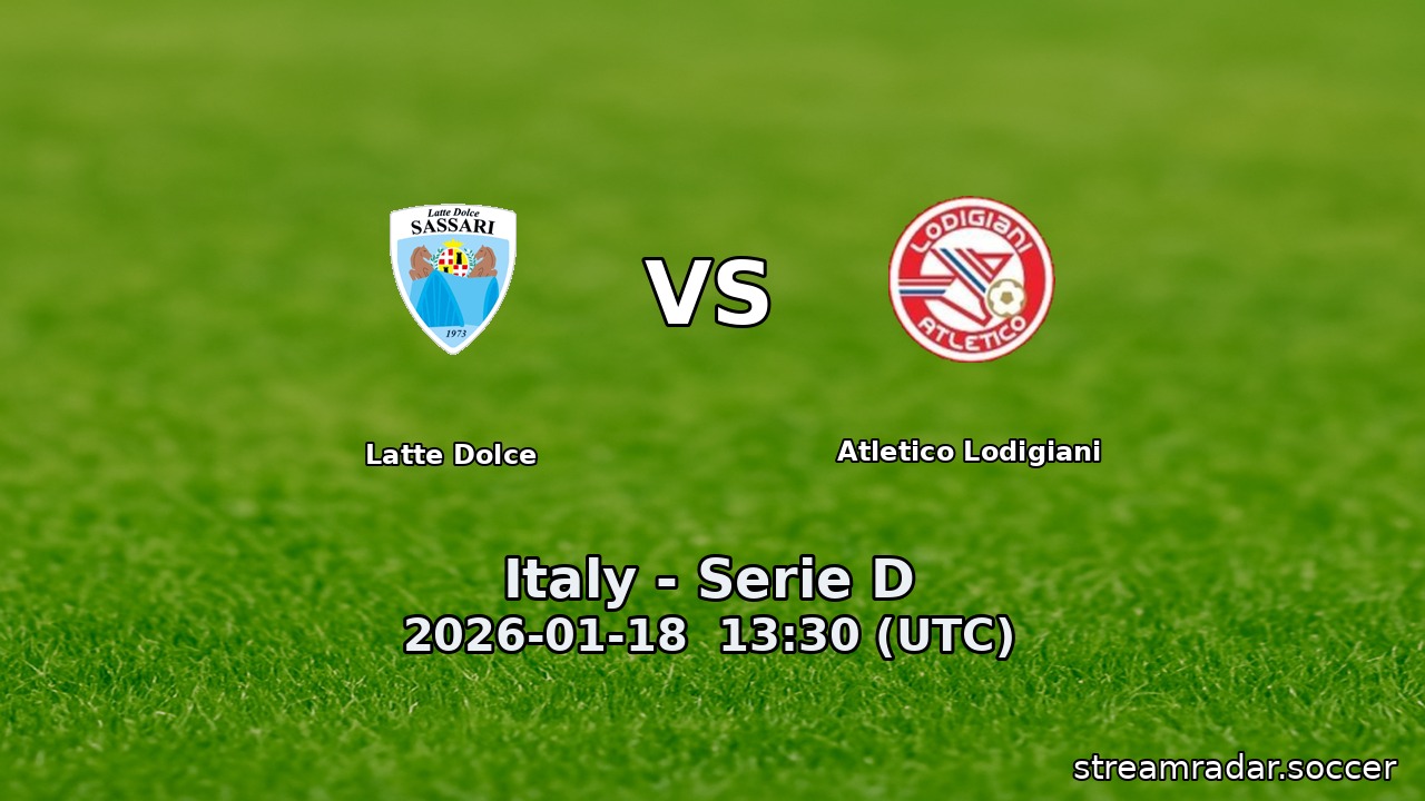 Latte Dolce vs Atletico Lodigiani