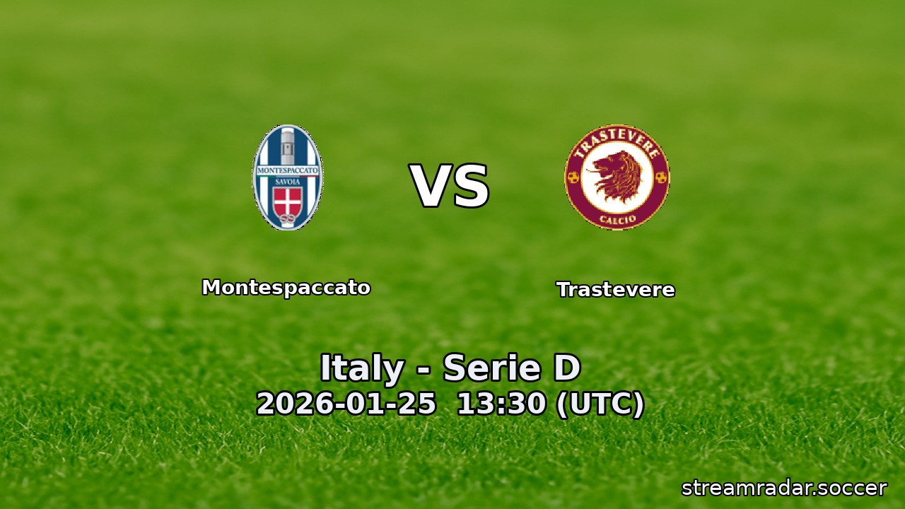 Montespaccato vs Trastevere