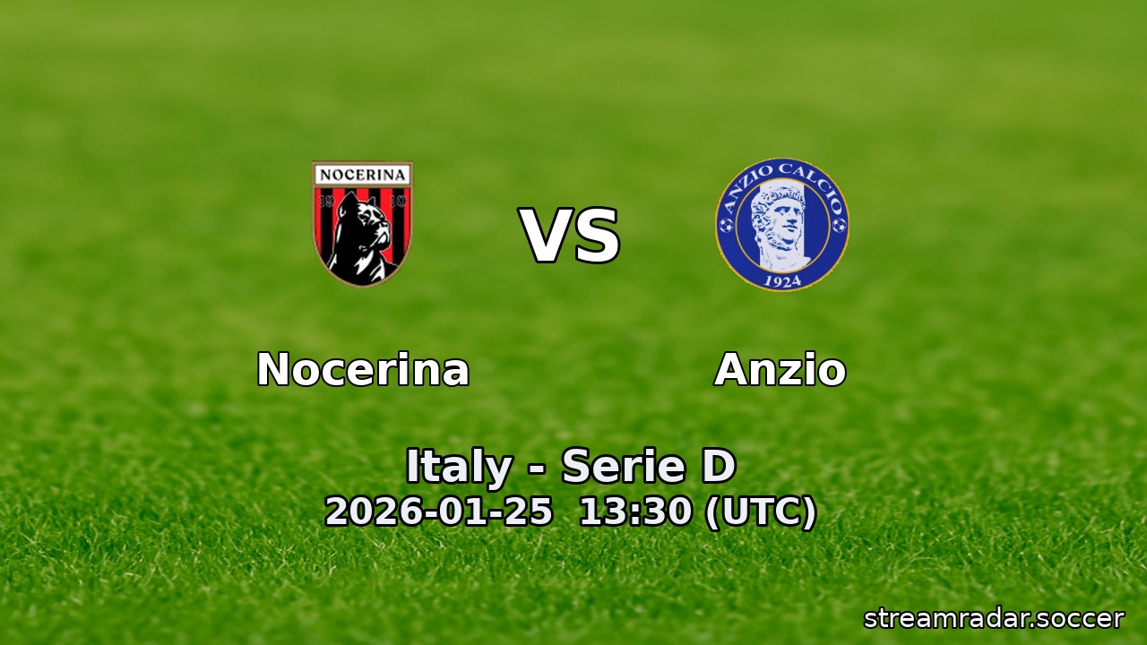 Nocerina vs Anzio