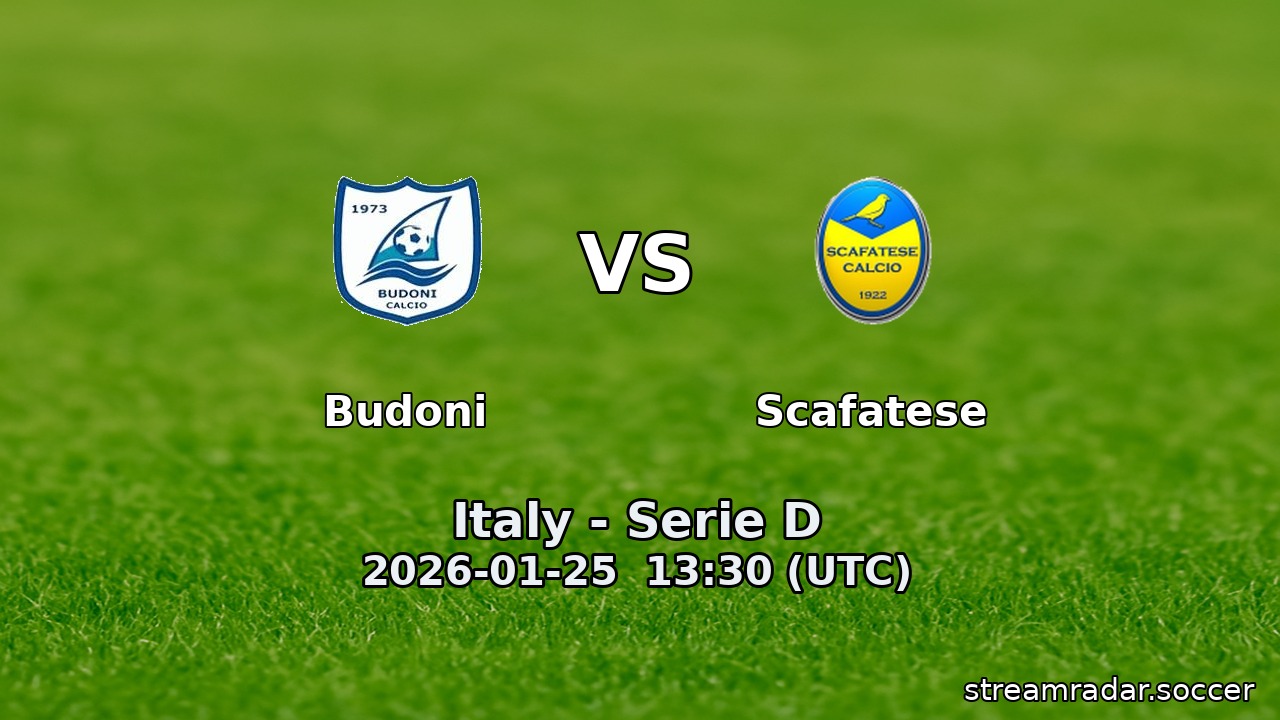 Budoni vs Scafatese