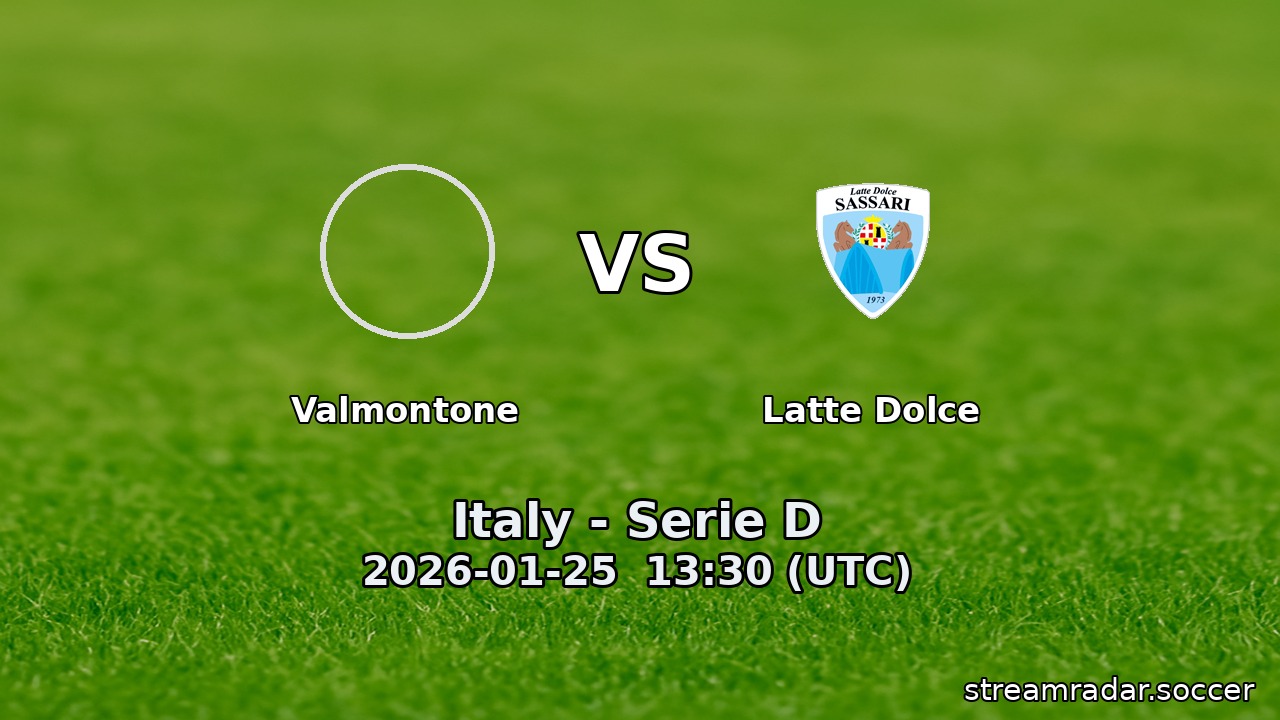 Valmontone vs Latte Dolce