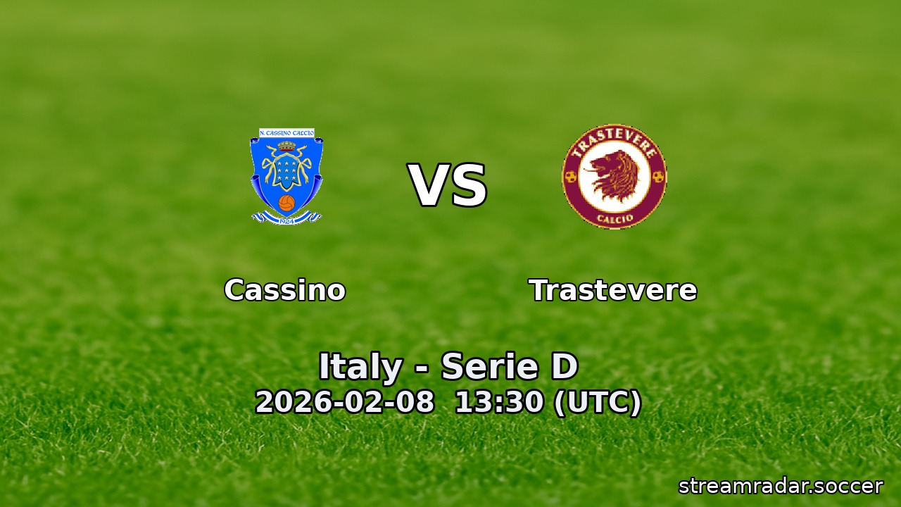 Cassino vs Trastevere