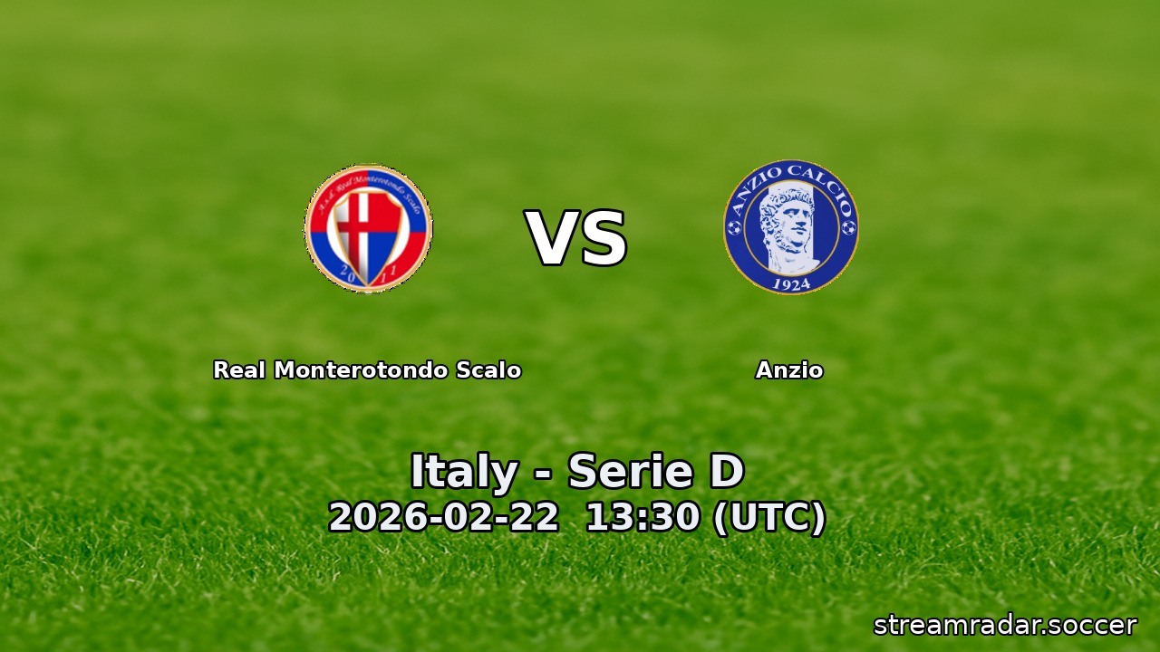 Real Monterotondo Scalo vs Anzio