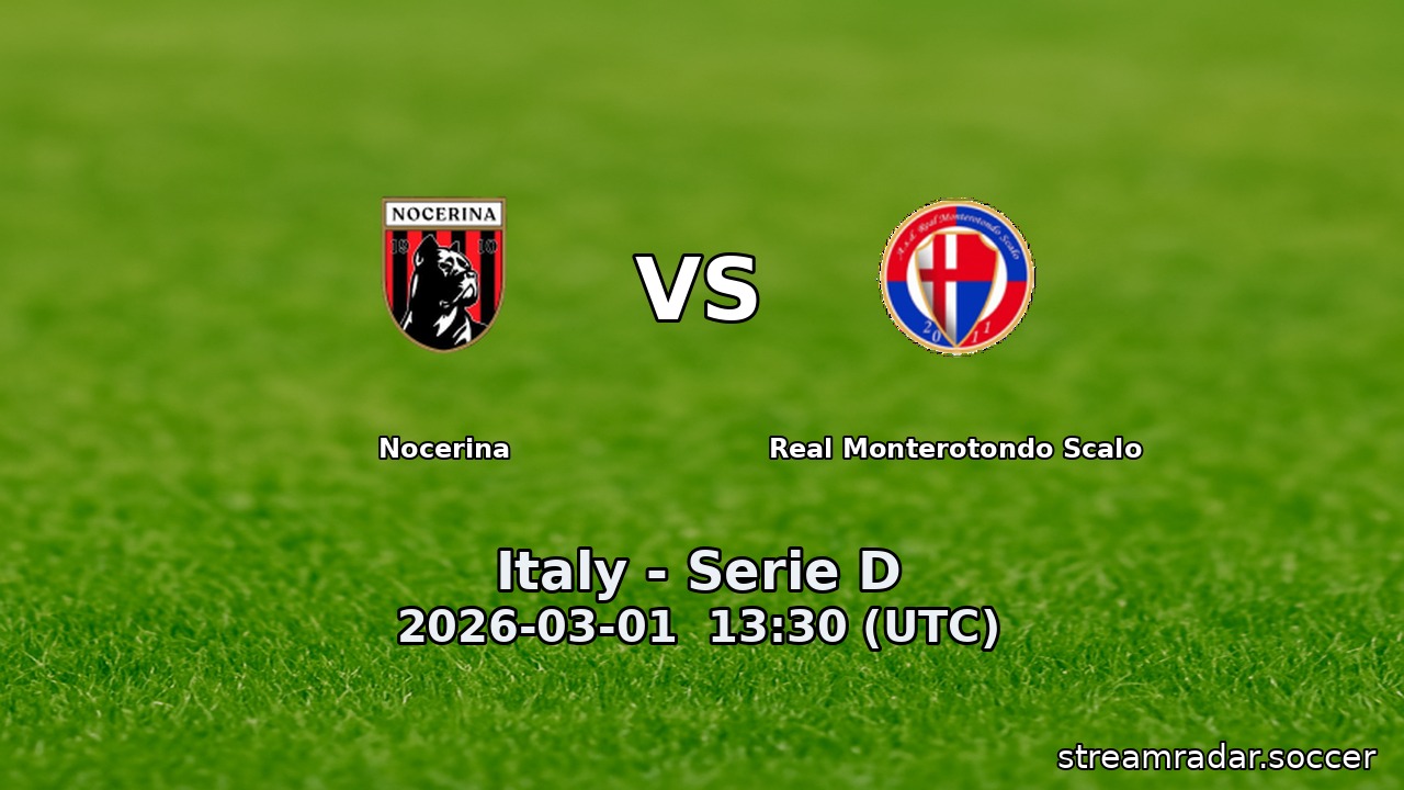 Nocerina vs Real Monterotondo Scalo