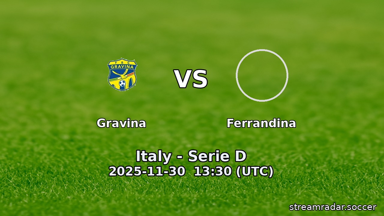 Gravina vs Ferrandina