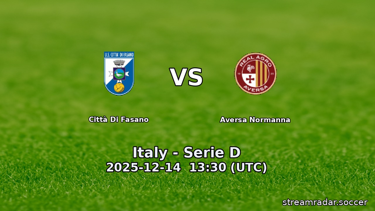 Città Di Fasano vs Aversa Normanna