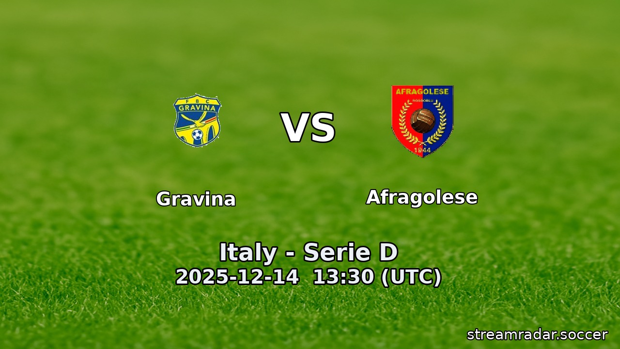 Gravina vs Afragolese