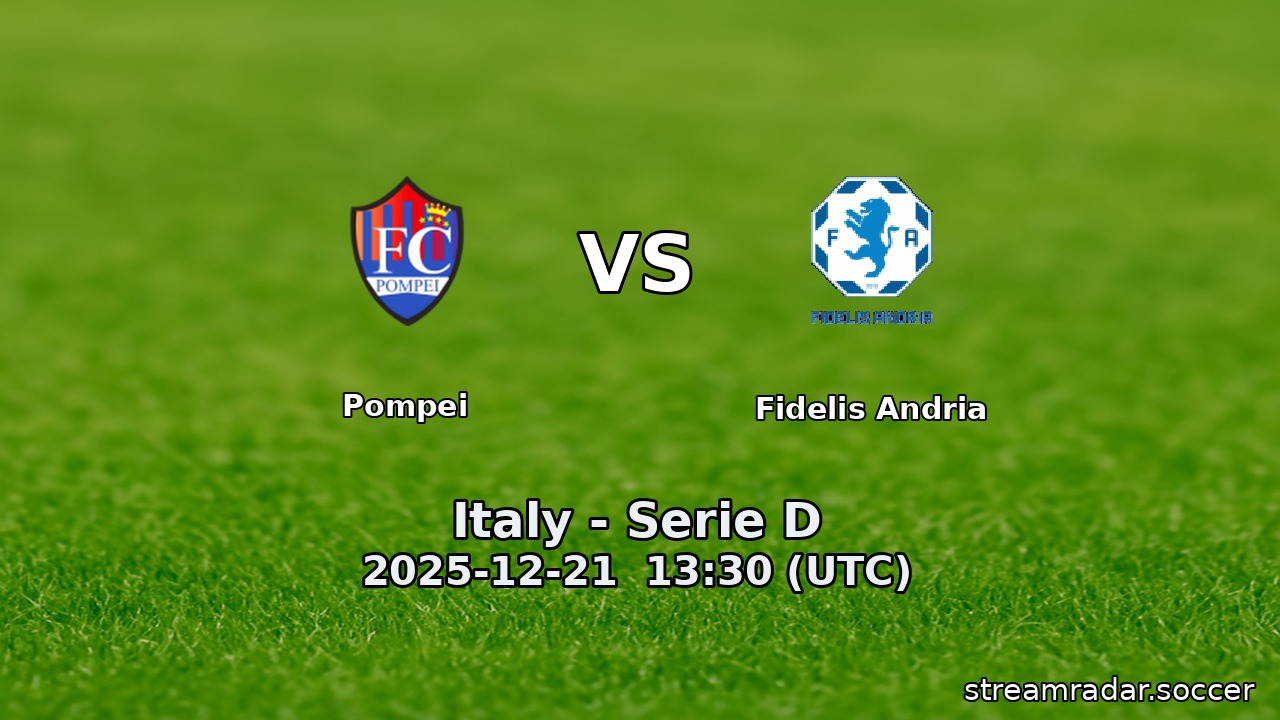 Pompei vs Fidelis Andria