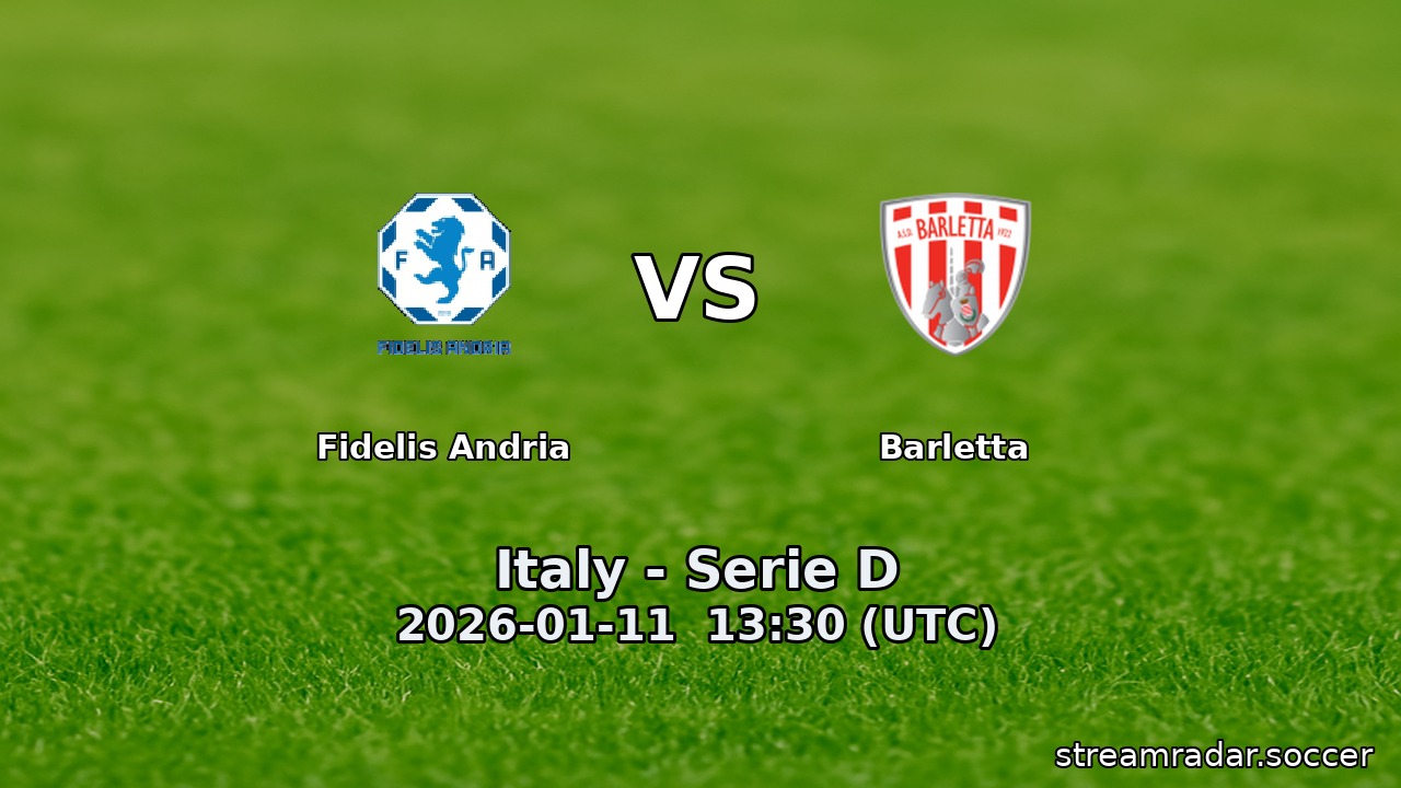 Fidelis Andria vs Barletta