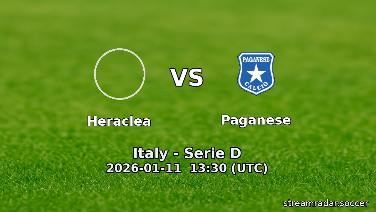 Heraclea vs Paganese