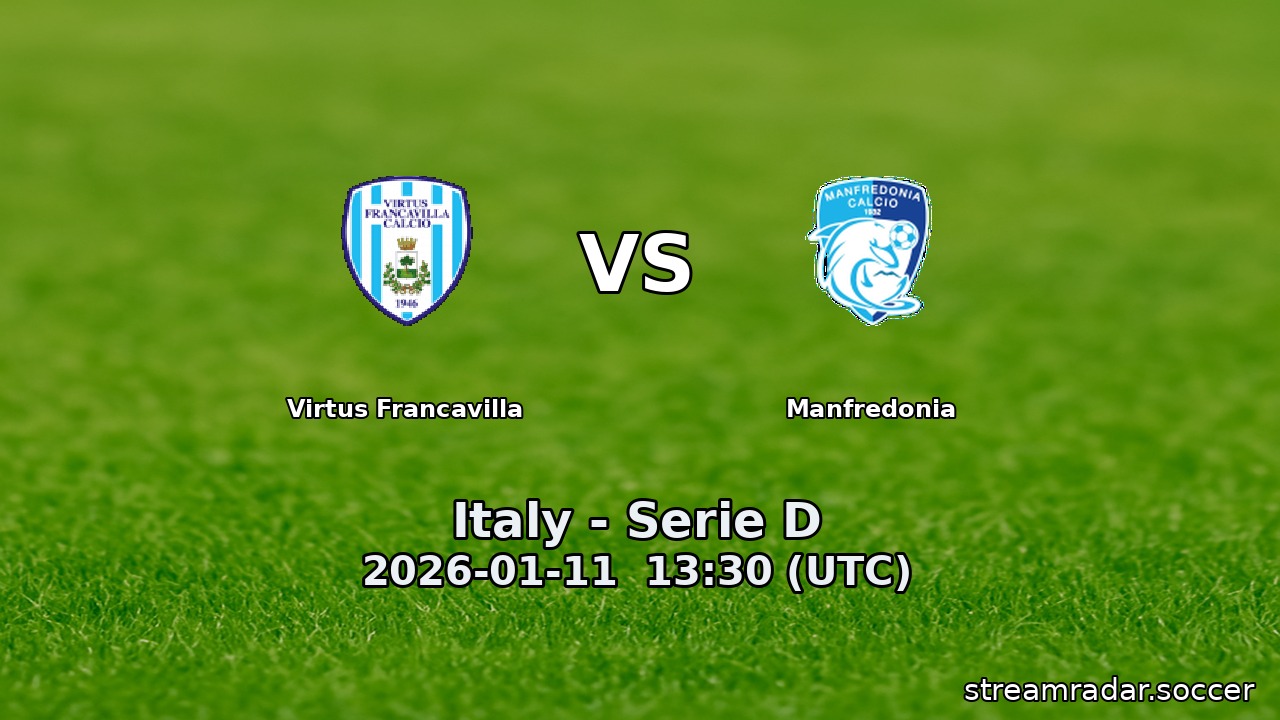Virtus Francavilla vs Manfredonia