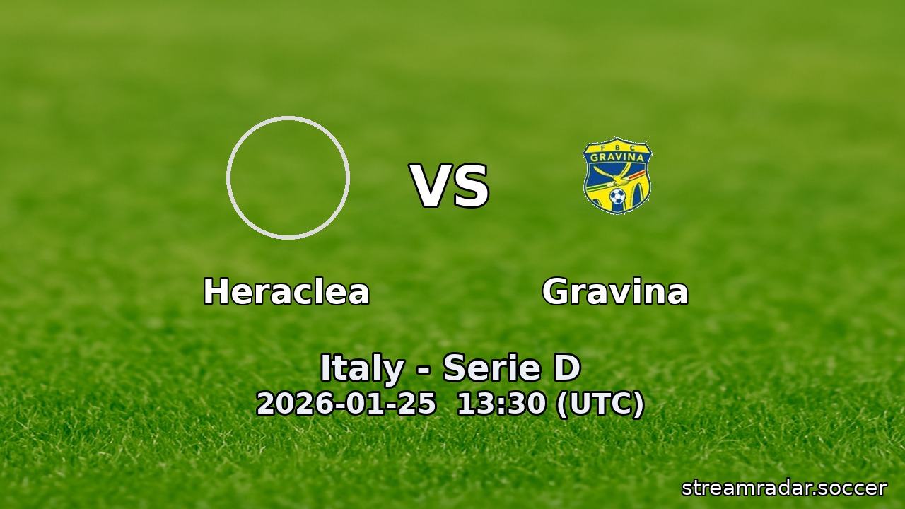 Heraclea vs Gravina