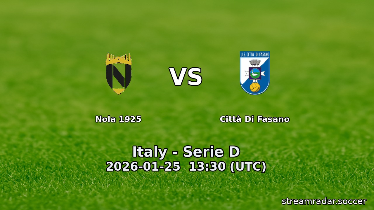 Nola 1925 vs Città Di Fasano