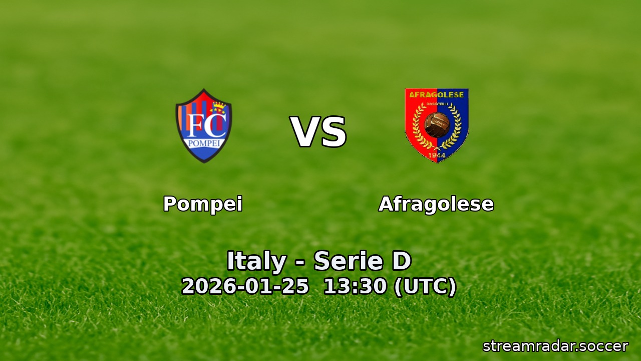 Pompei vs Afragolese
