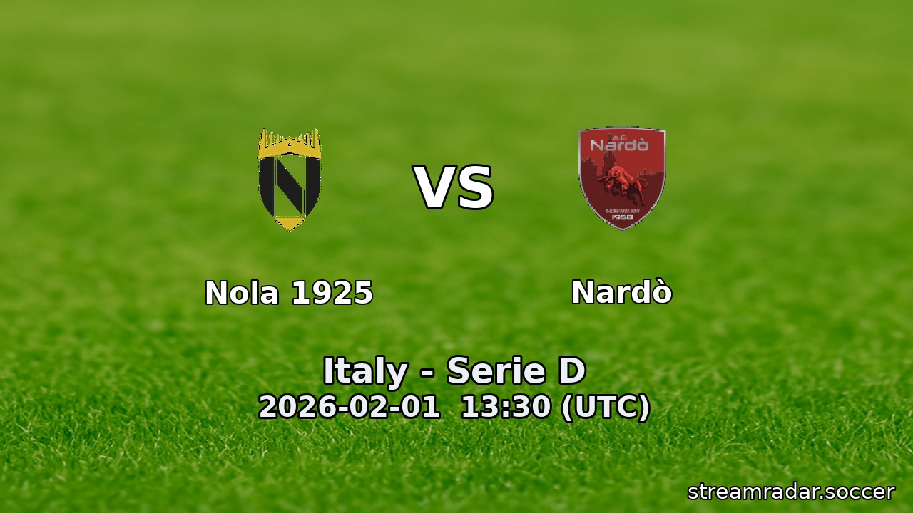 Nola 1925 vs Nardò