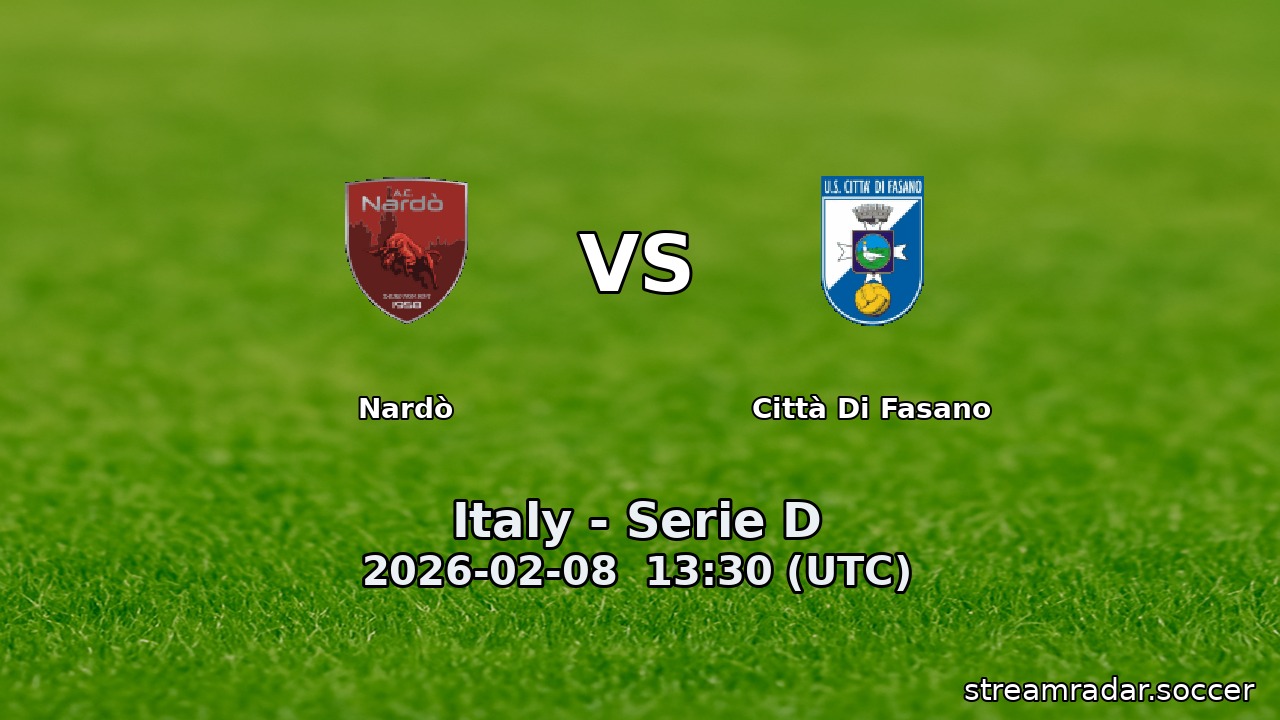 Nardò vs Città Di Fasano