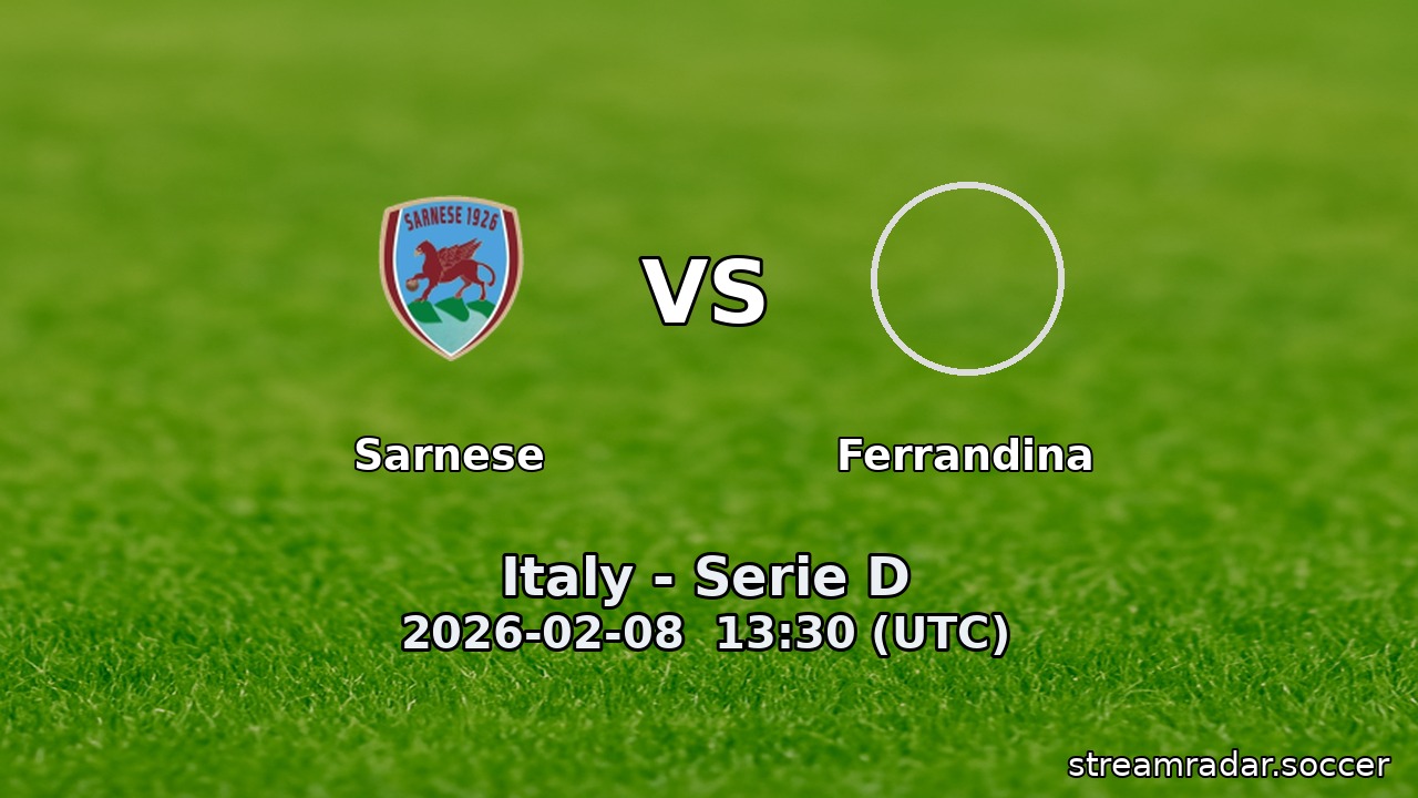 Sarnese vs Ferrandina