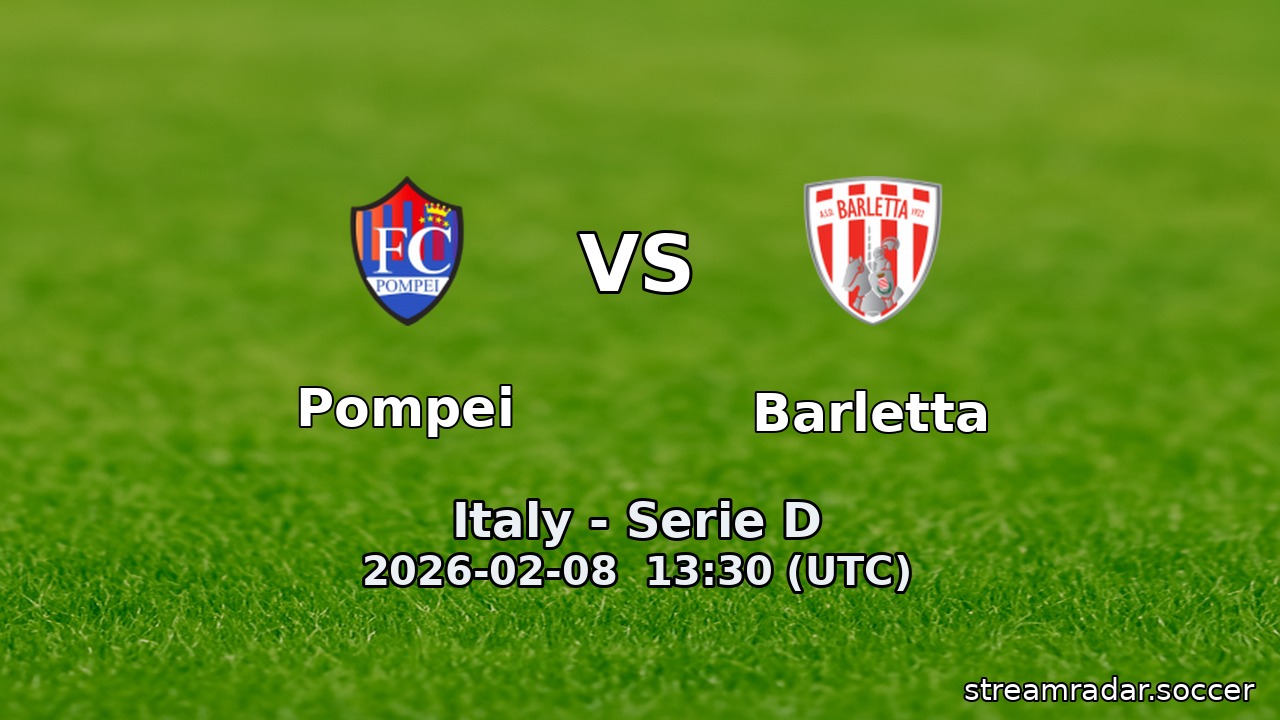 Pompei vs Barletta