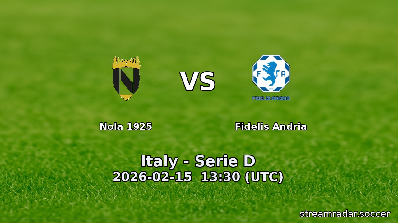 Nola 1925 vs Fidelis Andria