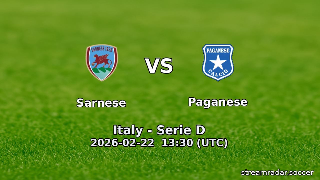 Sarnese vs Paganese