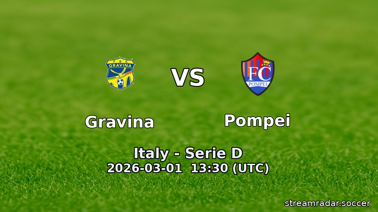 Gravina vs Pompei