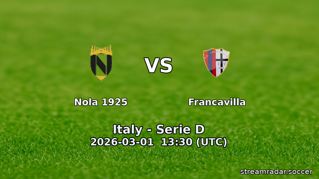 Nola 1925 vs Francavilla