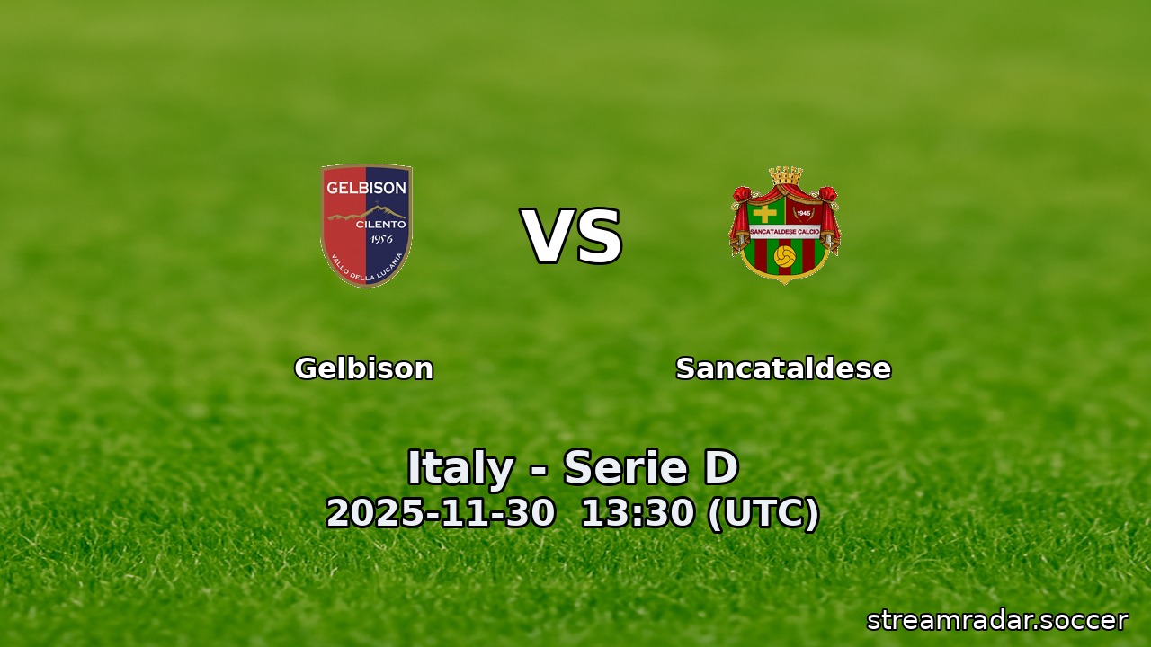 Gelbison vs Sancataldese