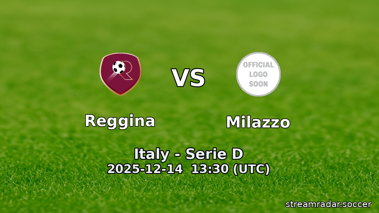 Reggina vs Milazzo
