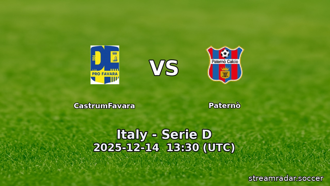 CastrumFavara vs Paternò