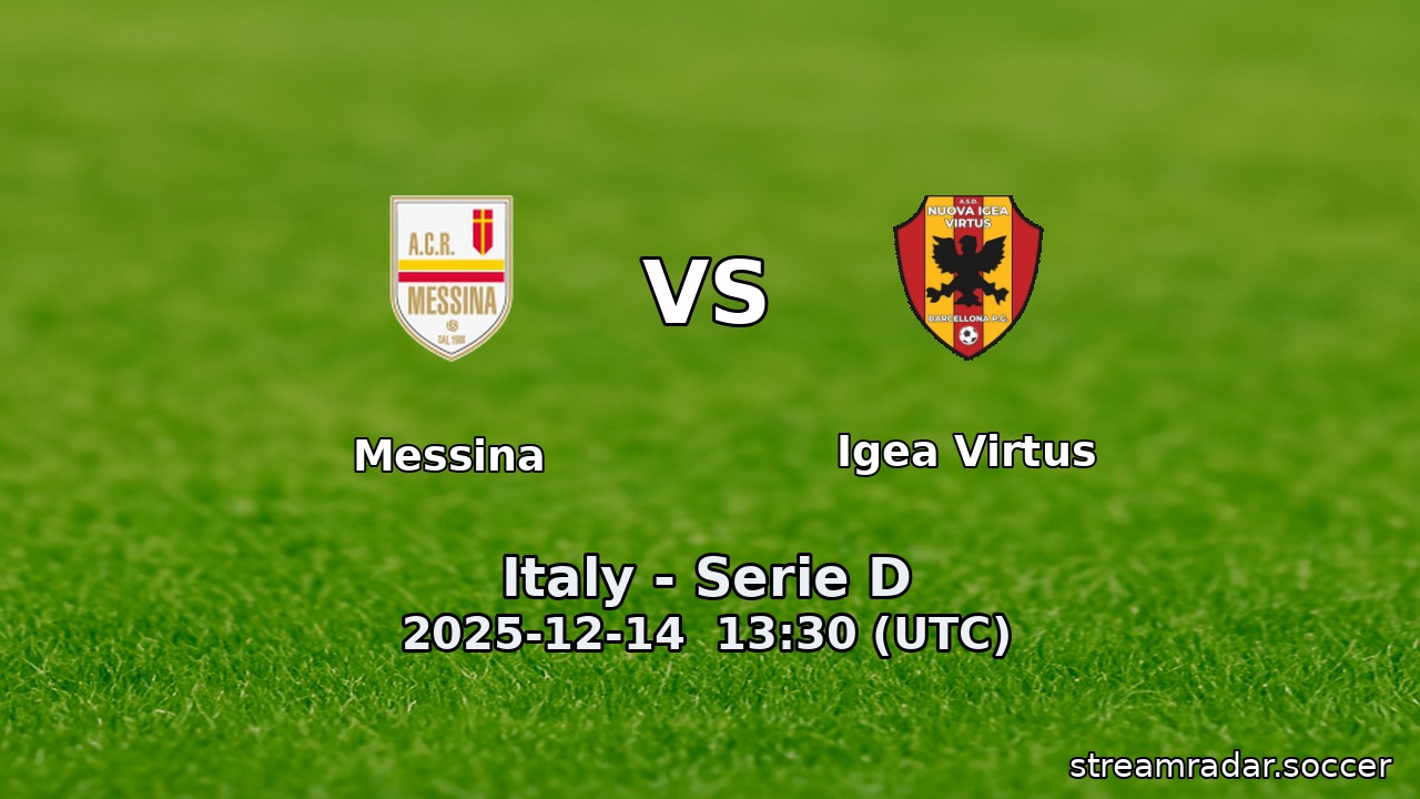 Messina vs Igea Virtus