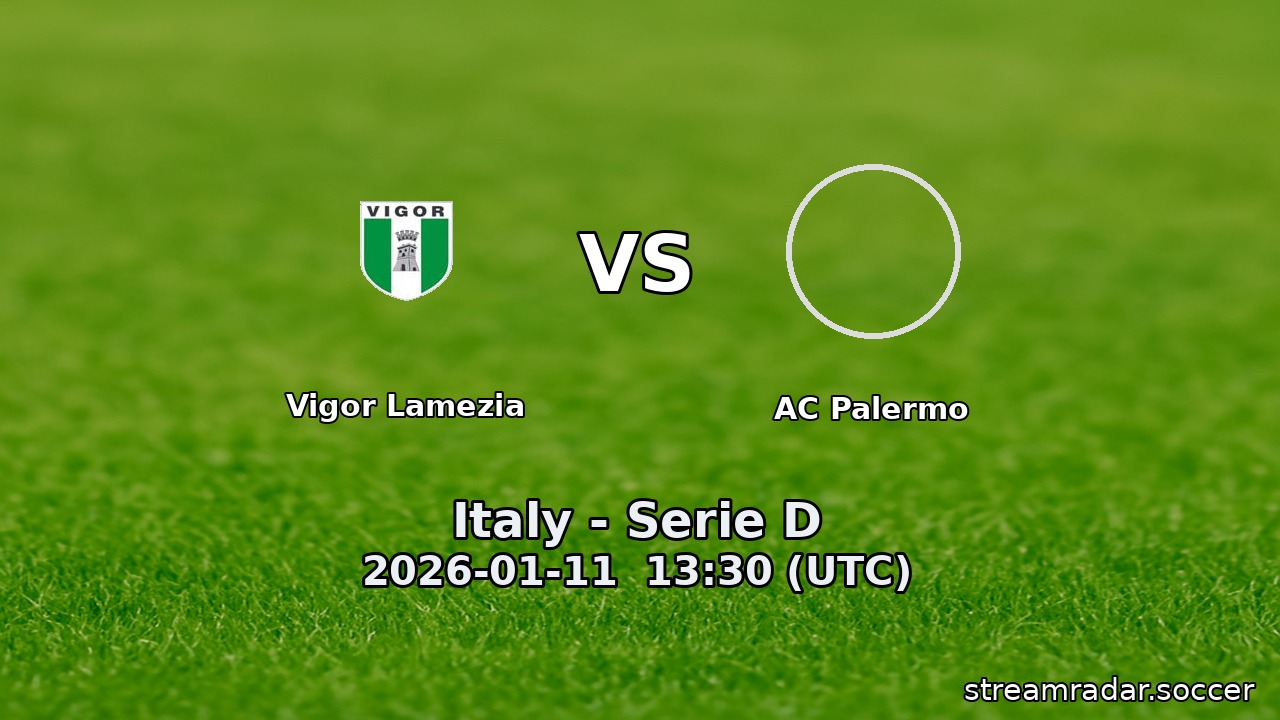 Vigor Lamezia vs AC Palermo