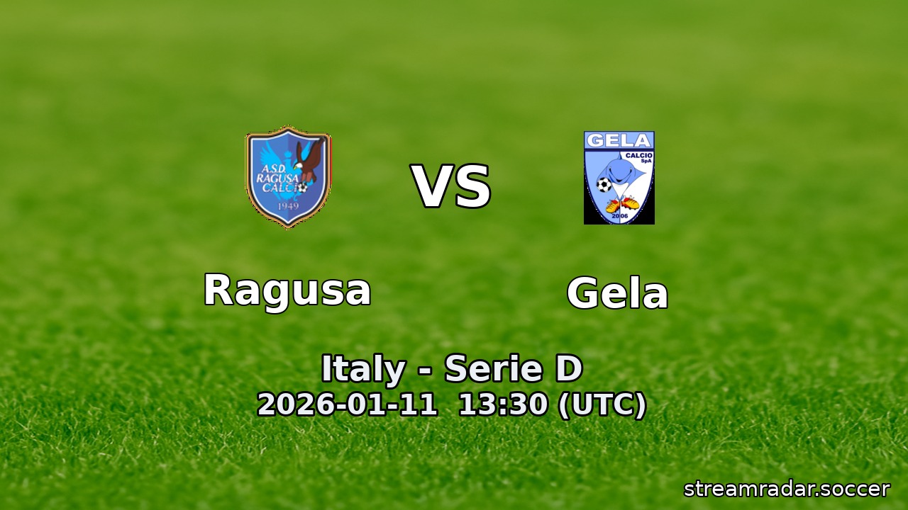 Ragusa vs Gela