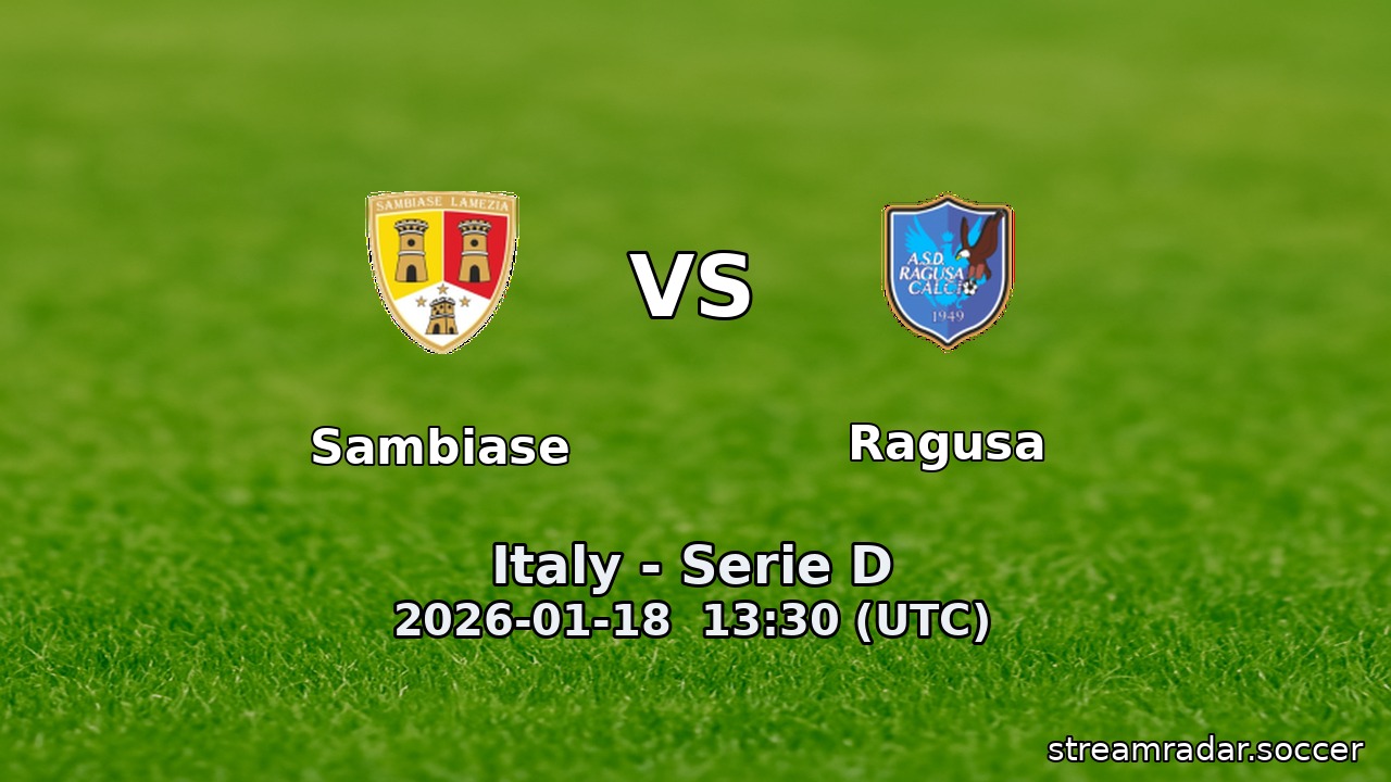 Sambiase vs Ragusa