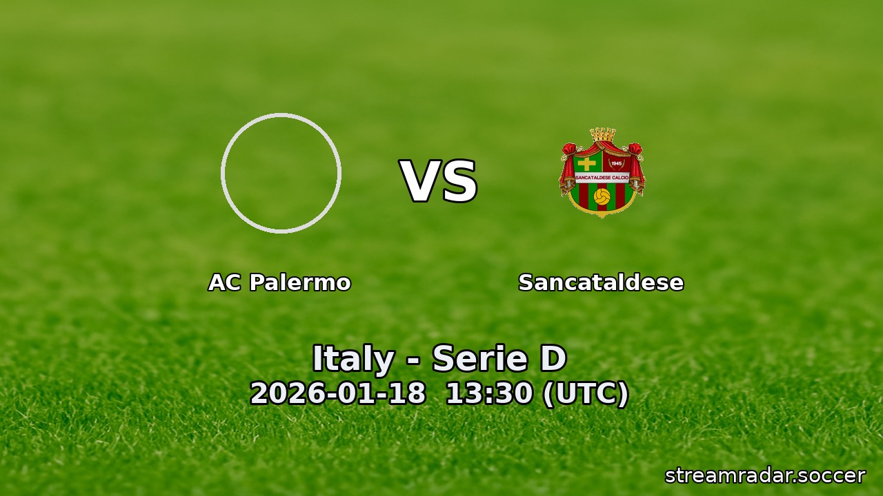 AC Palermo vs Sancataldese