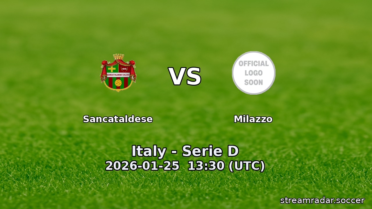 Sancataldese vs Milazzo