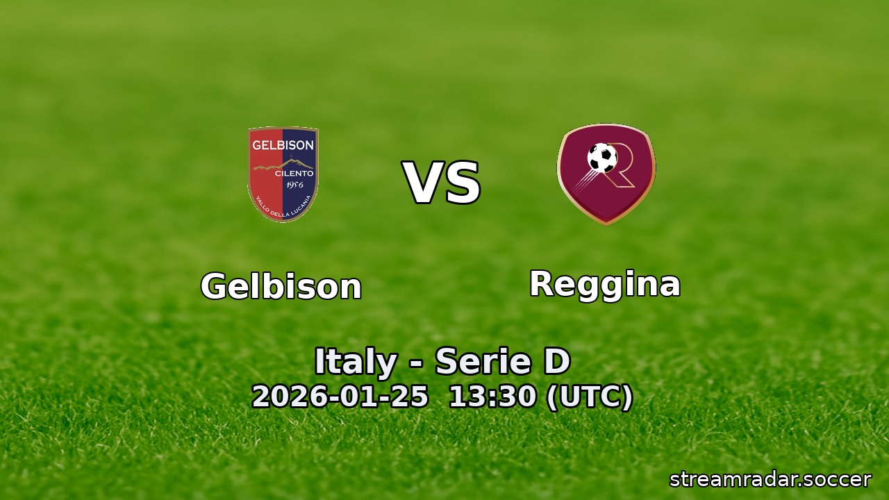 Gelbison vs Reggina