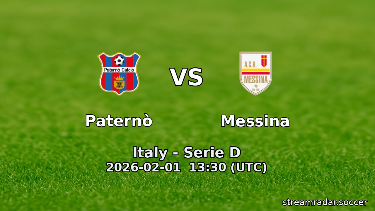 Paternò vs Messina