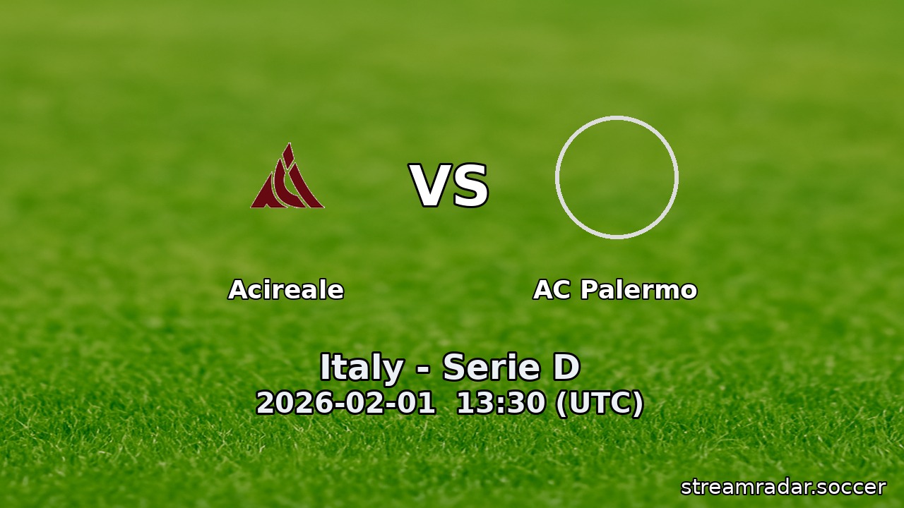 Acireale vs AC Palermo