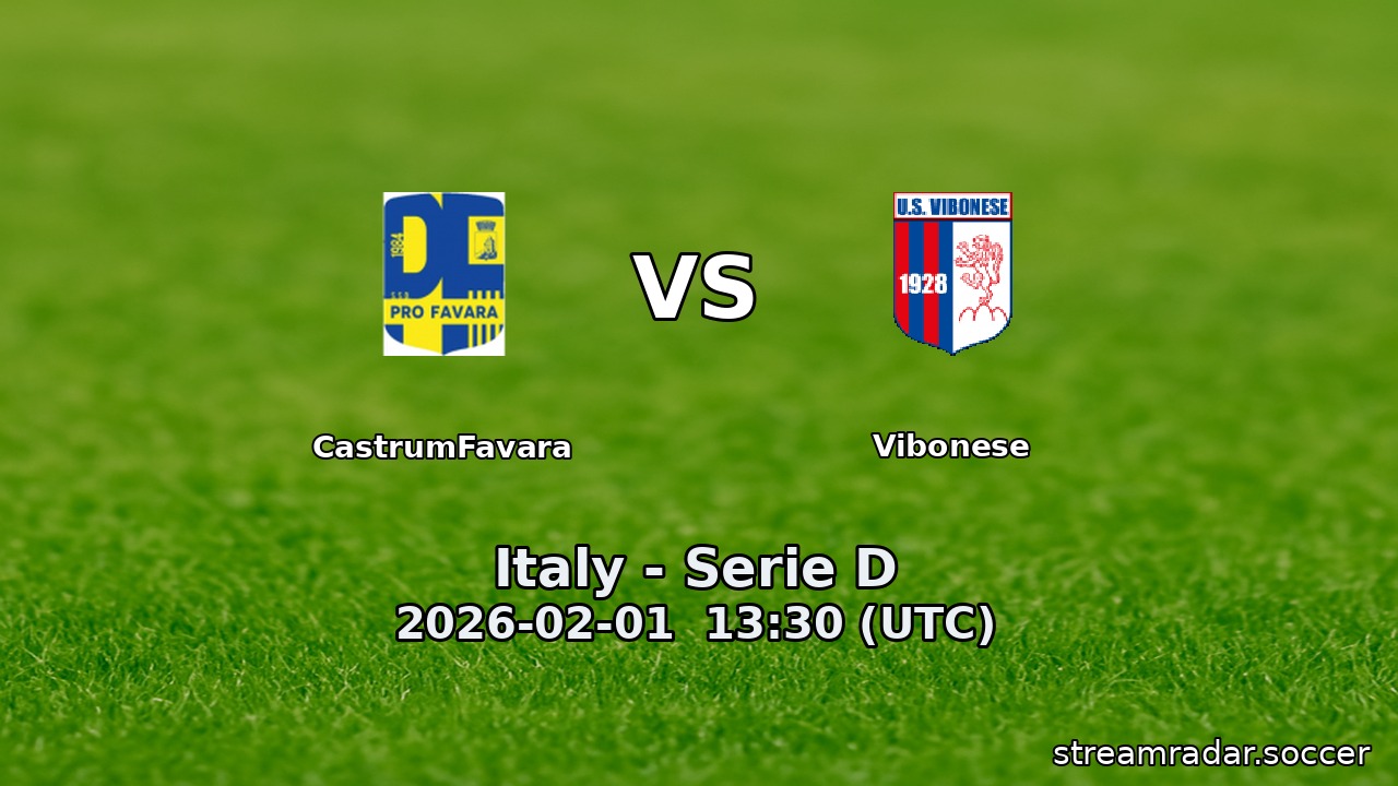 CastrumFavara vs Vibonese