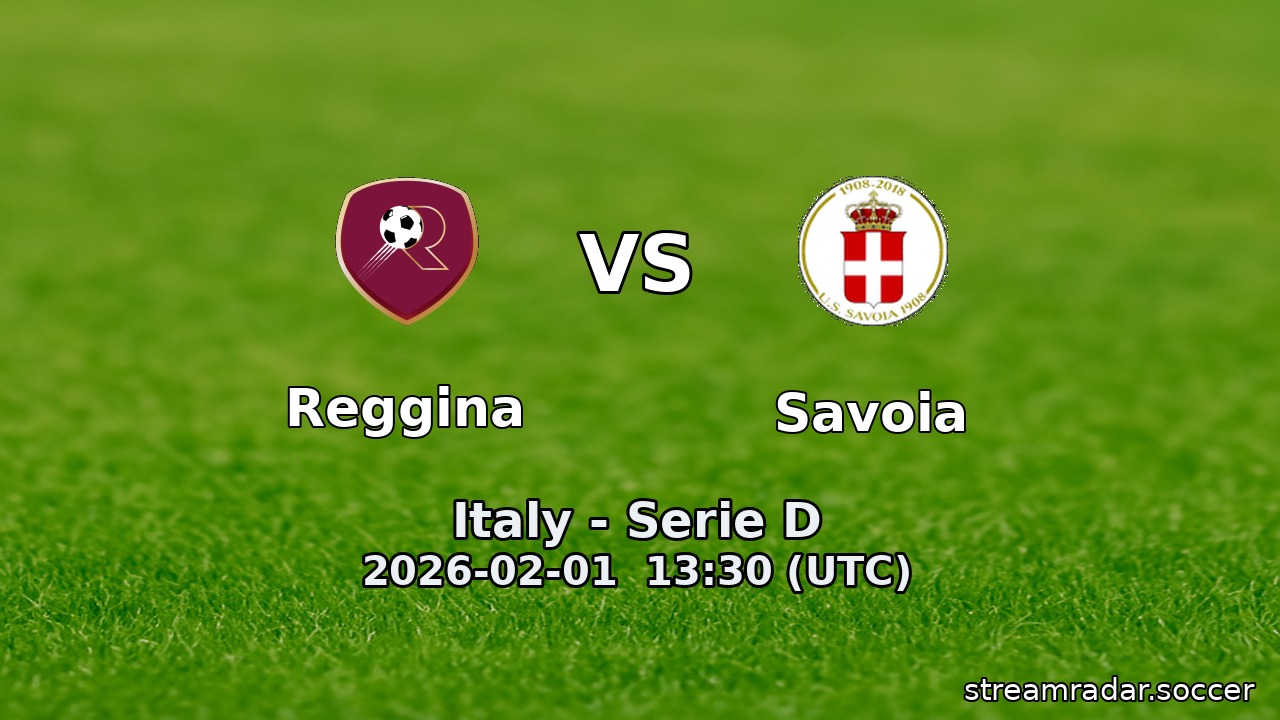 Reggina vs Savoia