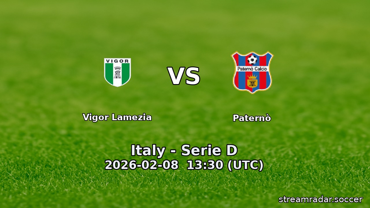 Vigor Lamezia vs Paternò