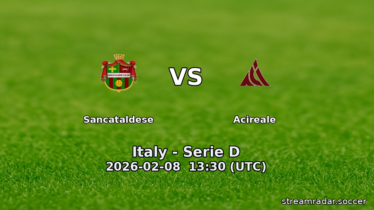 Sancataldese vs Acireale