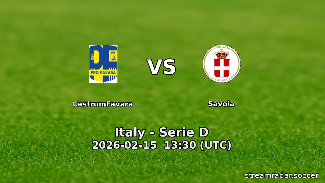 CastrumFavara vs Savoia