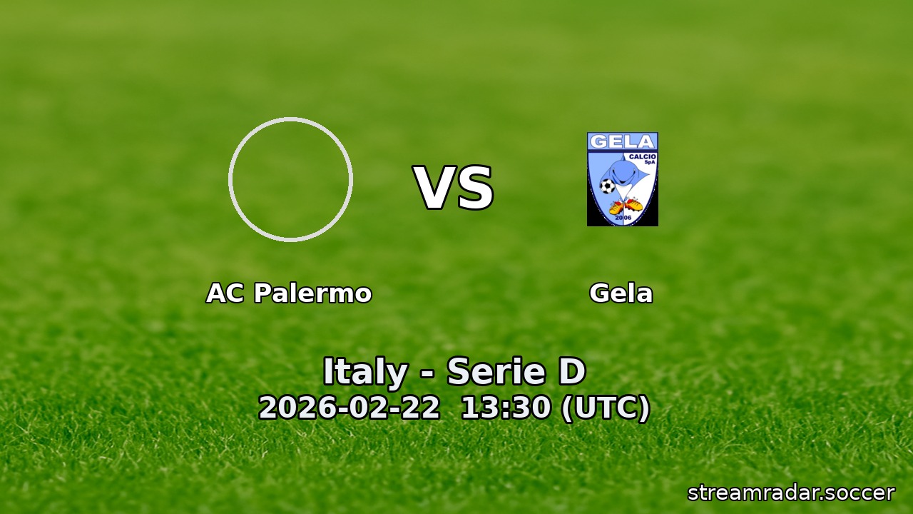 AC Palermo vs Gela