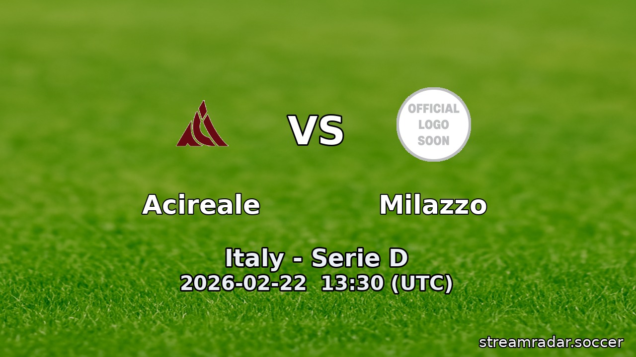 Acireale vs Milazzo