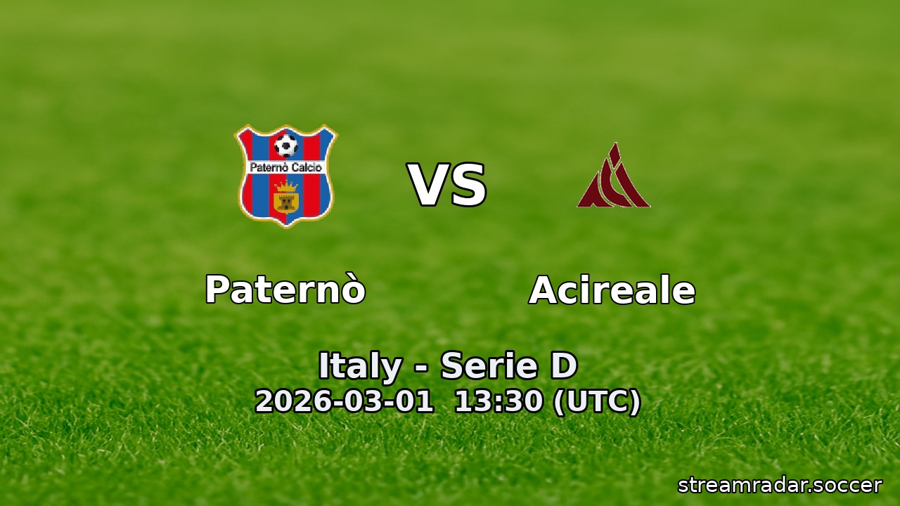 Paternò vs Acireale