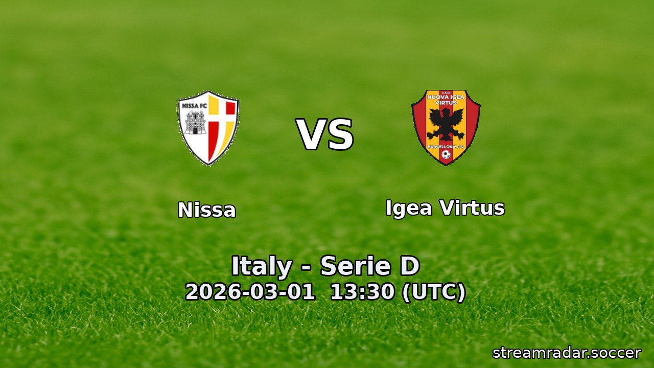 Nissa vs Igea Virtus