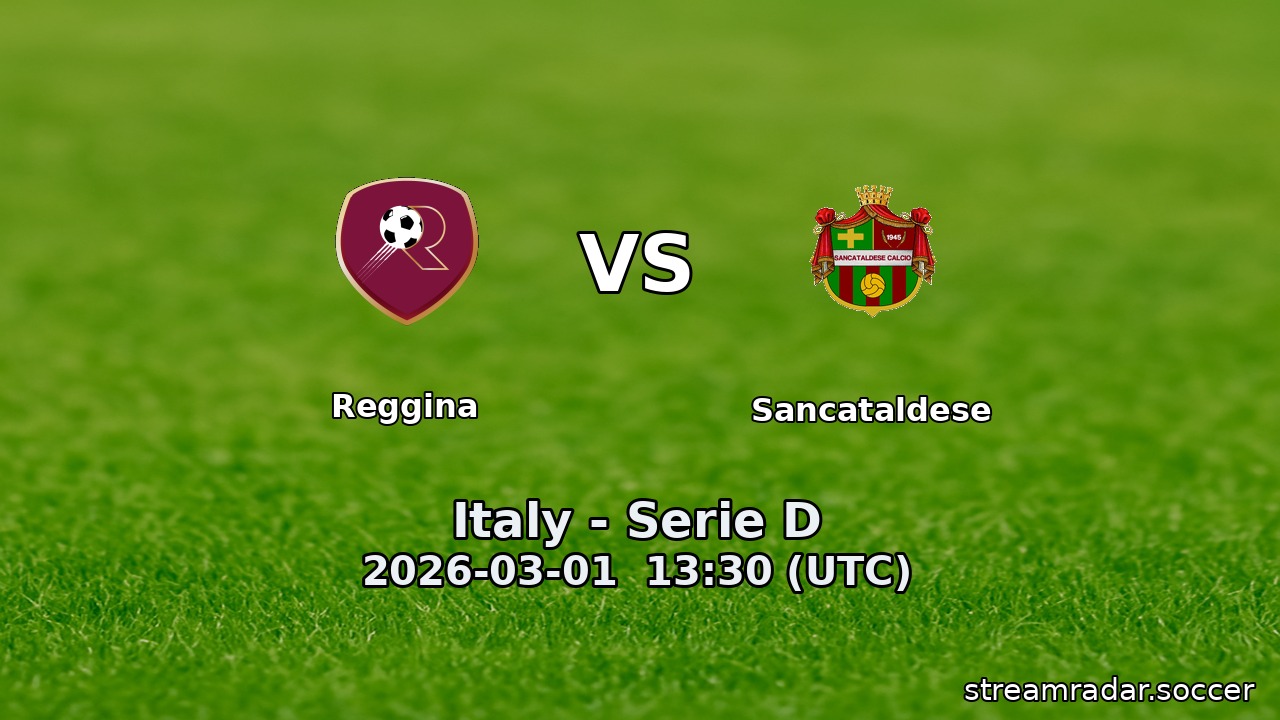 Reggina vs Sancataldese